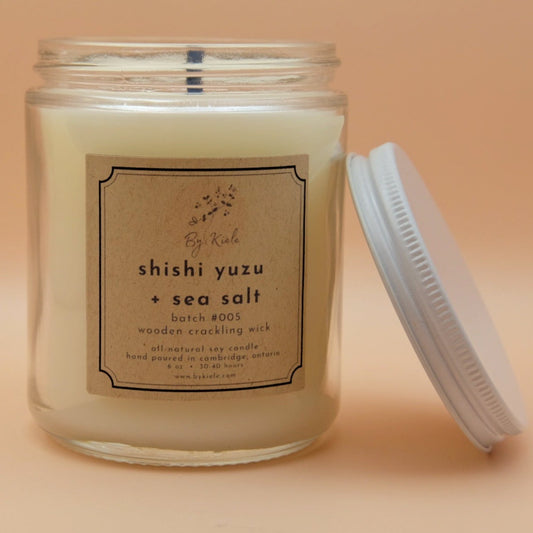 shishi yuzu + sea salt candle