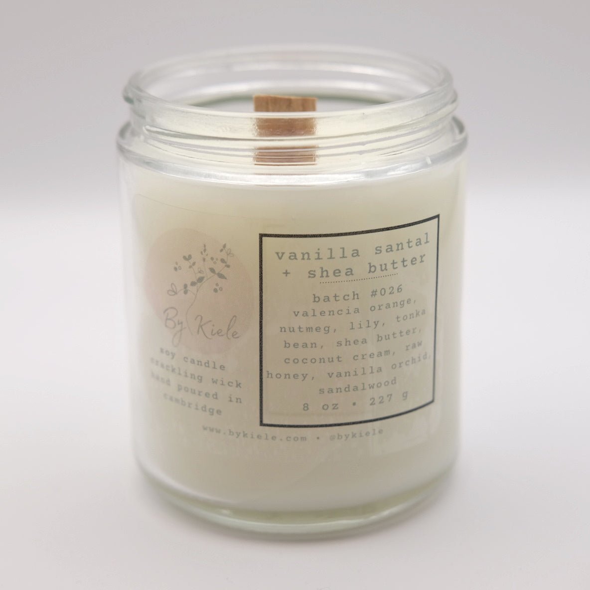 vanilla santal + shea butter candle - vanilla santal + shea butter candle - by kiele