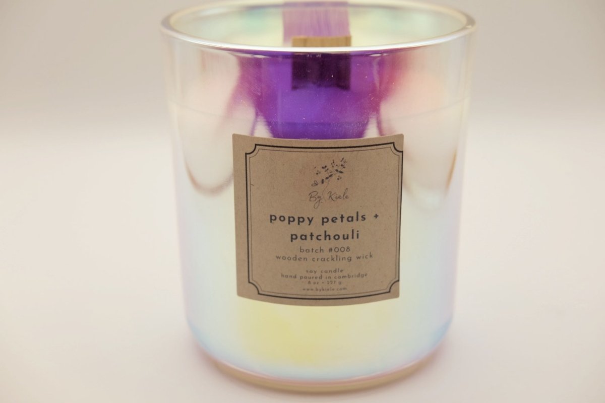 poppy petals + patchouli candle - poppy petals + patchouli candle - by kiele
