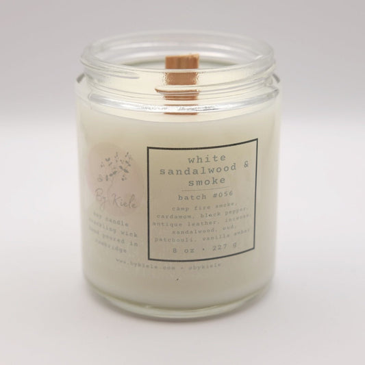 white sandalwood + smoke candle - white sandalwood + smoke candle - by kiele